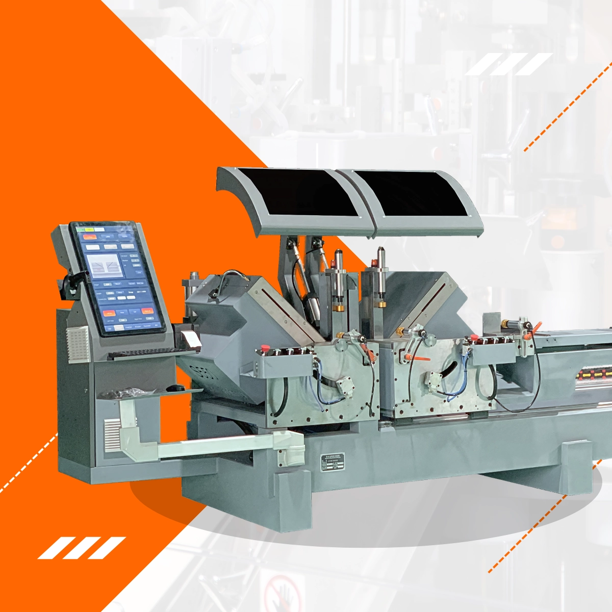 Máy cắt nhôm 2 đầu